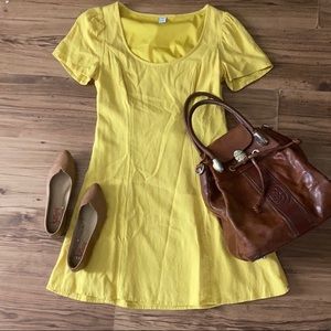 Yellow sun dress